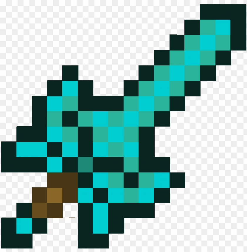 Minecraft Enchanted Diamond Sword - Minecraft Sword Png, Transparent Png -  1184x1184 (#178432) - PinPng