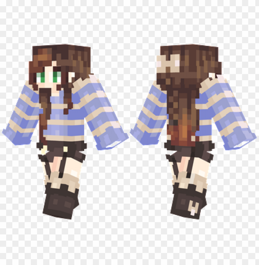 Minecraft Skins Blue Winter Girl Skin Png Image With Transparent Background Toppng