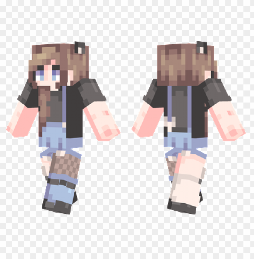 Minecraft Skins Brown Hair Skin Png Image With Transparent Background Toppng