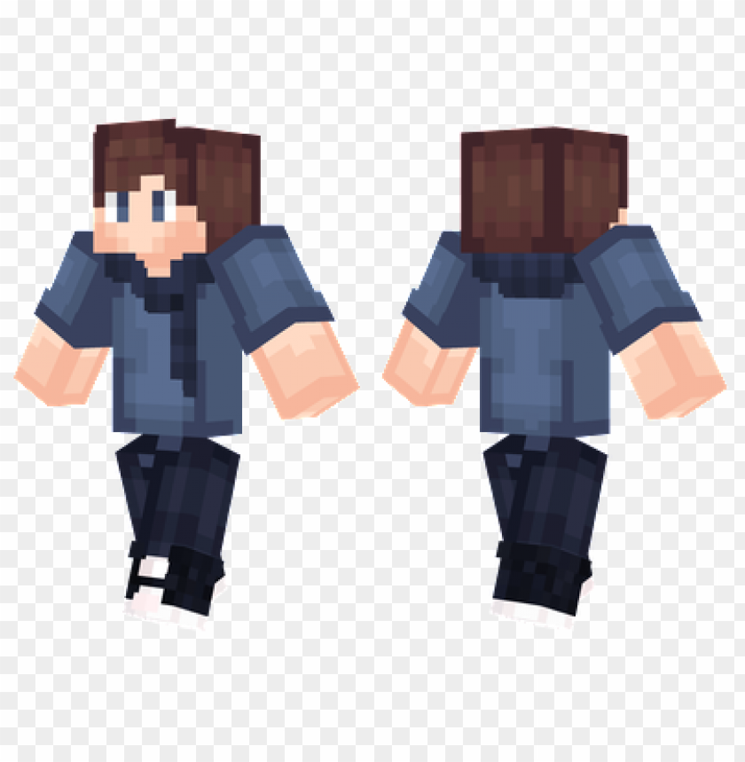 Minecraft Skins Cool Blue Skin PNG Image With Transparent Background ...