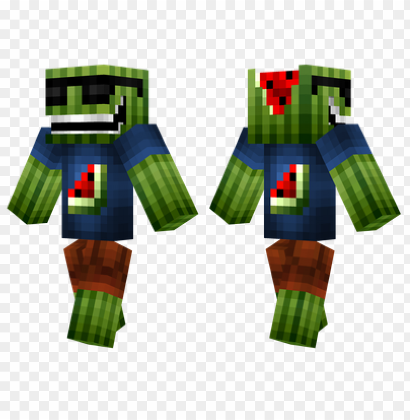 Minecraft Skins Cool Melon Skin Png Image With Transparent Background Toppng