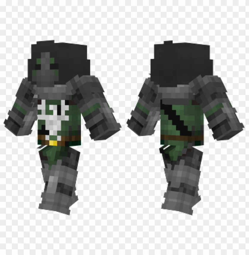 Minecraft Skins Dark Green Knight Skin Png Image With Transparent Background Toppng - free knight skin roblox