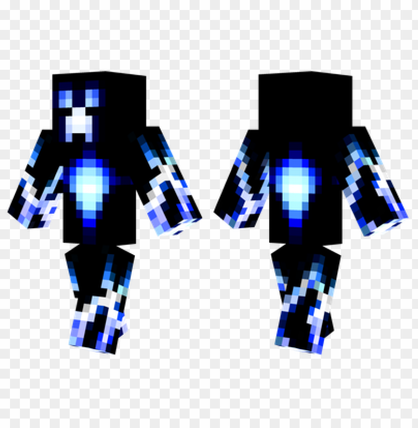 Minecraft Skins Electric Creeper Skin Png Image With Transparent
