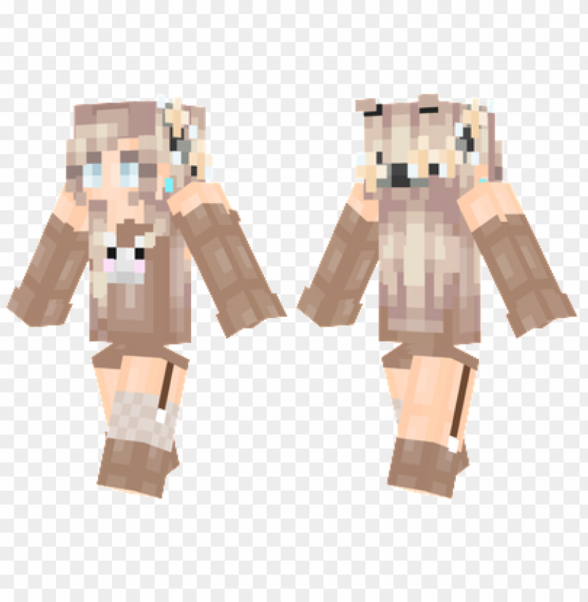 Minecraft Skins Flower Bunny Skin Png Image With Transparent Background Toppng