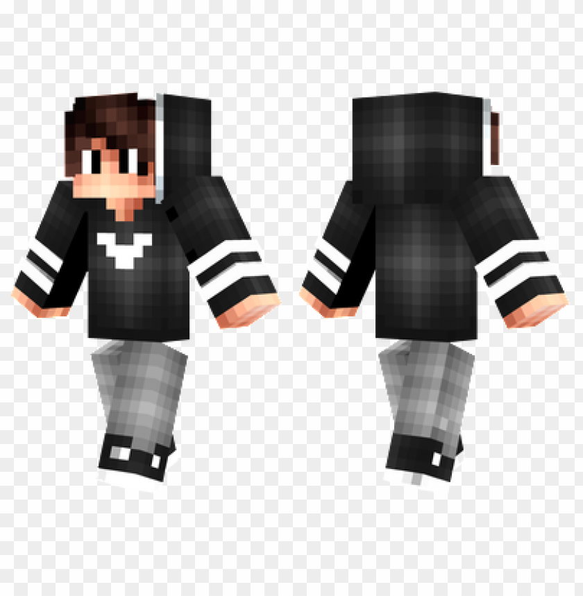 minecraft skins grey jeans skin PNG image with transparent background.