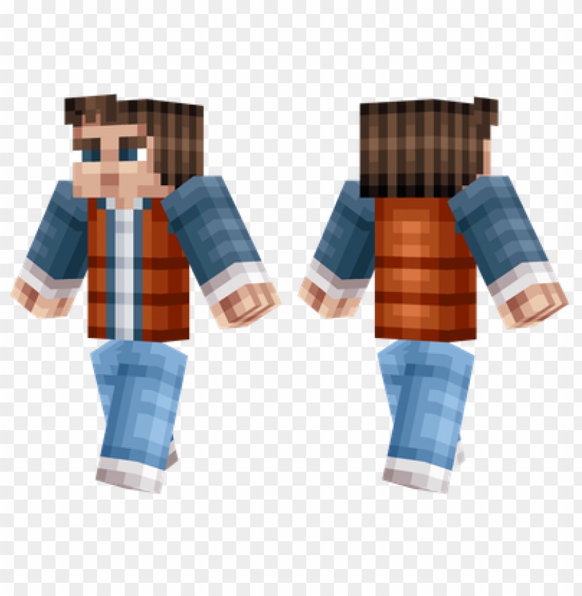 Minecraft Skins Marty Mcfly Skin Png Image With Transparent Background Toppng - roblox fortnite minecraft skins
