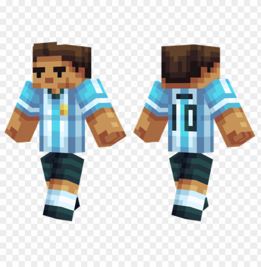 minecraft skins messi skin PNG image with transparent background@toppng.com