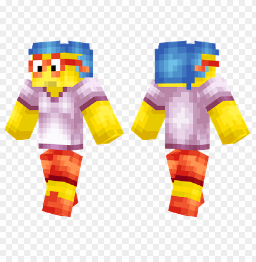 minecraft skins milhouse skin PNG transparent with Clear Background ID 457887