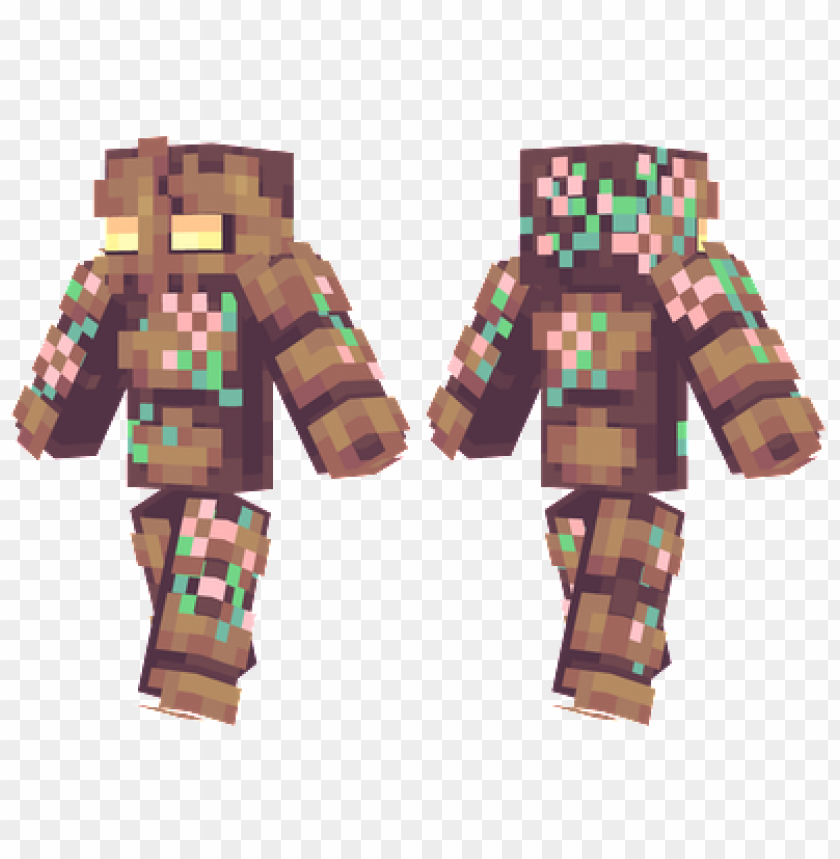 minecraft skins overgrown skin PNG transparent with Clear Background ID 458781