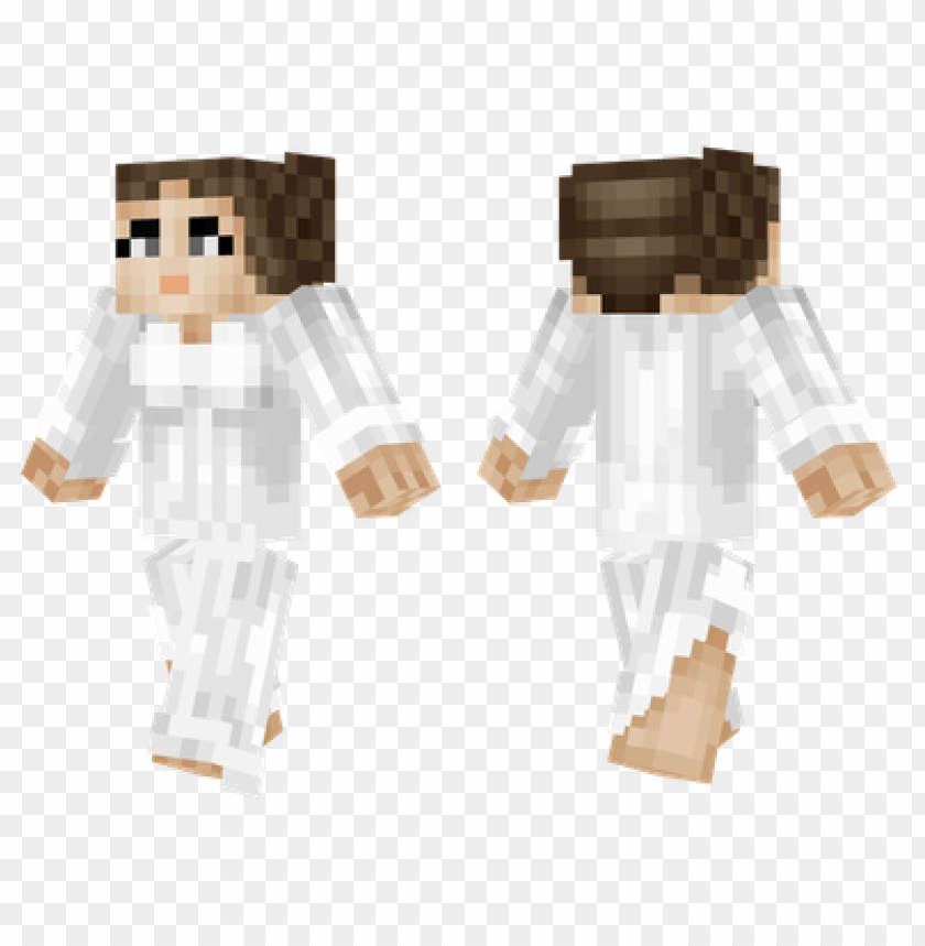 Download Minecraft Skins Princess Leia Skin Png Image With Transparent Background Toppng