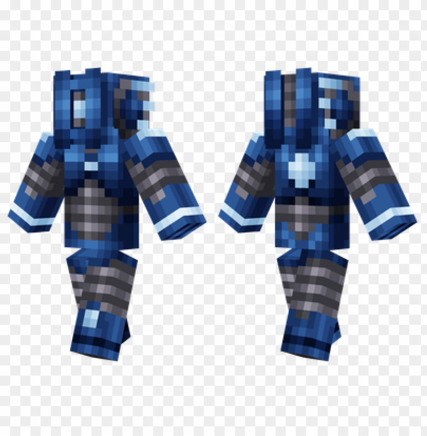 minecraft skins prototype frost skin PNG image with transparent background.