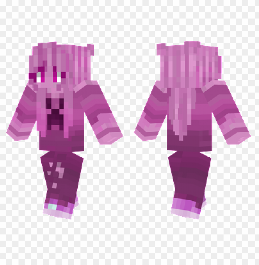 Free: Pink and purple abstract , Minecraft: Pocket Edition Theme Girl  Direct link, skin transparent background PNG clipart 