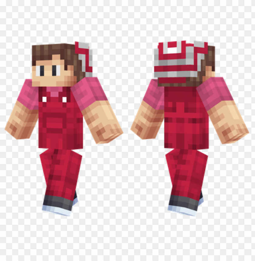 red overall skin,minecraft skins, minecraft, minecraft people png