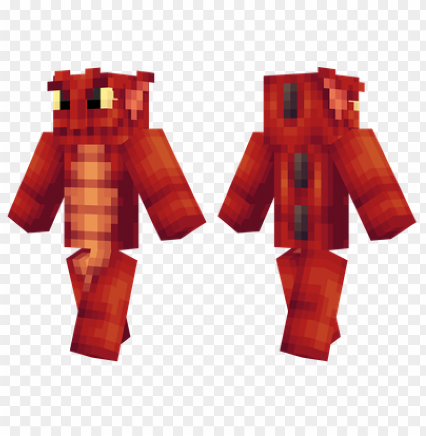 Minecraft Skins Red Sea Monster Skin PNG Transparent With Clear Background ID 458680
