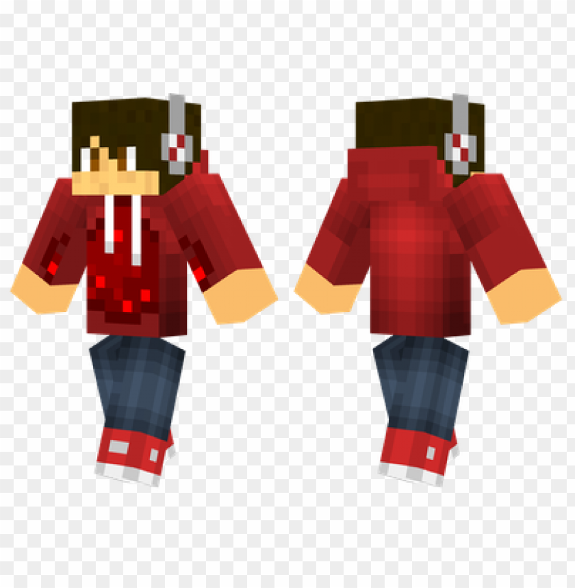 Minecraft Skins Redstone Guy Skin PNG Image With Transparent Background ...