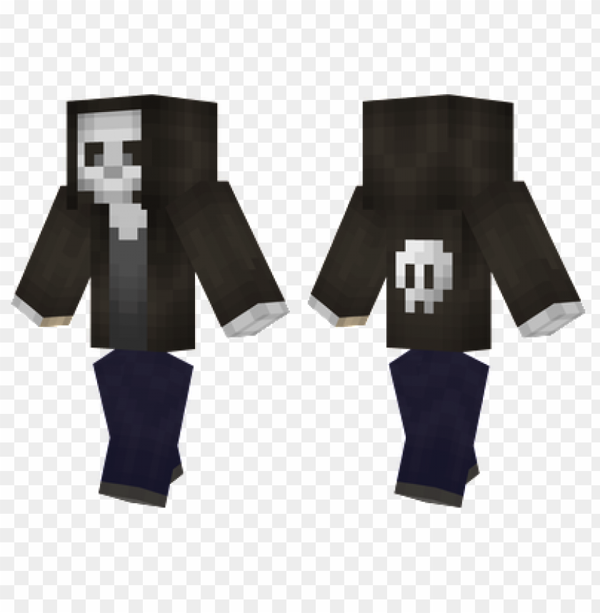 Minecraft Skins Skull Hoodie Skin PNG Image With Transparent Background ...