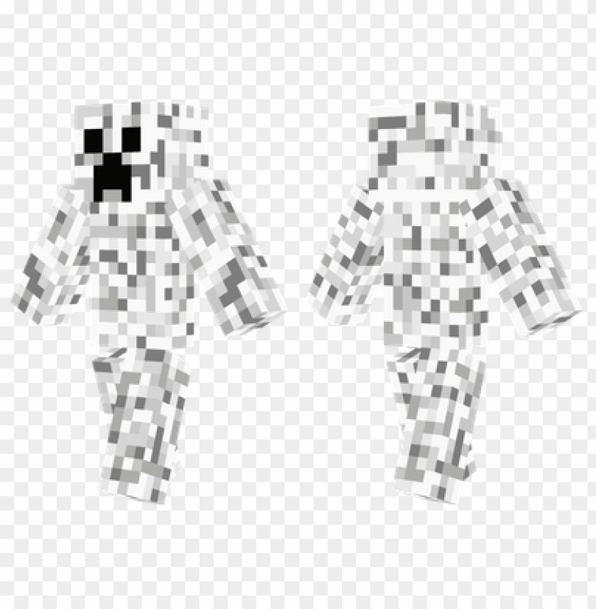 minecraft skins snow creeper skin PNG transparent with Clear Background ID 458825