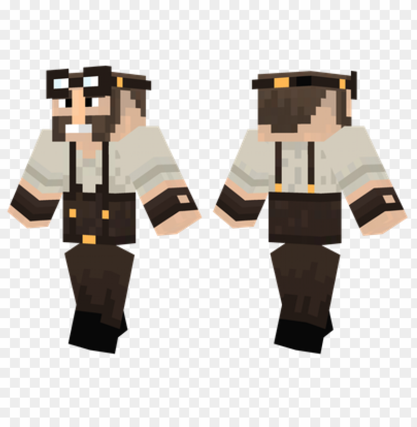 minecraft skins steampunk engineer skin PNG image with transparent background@toppng.com
