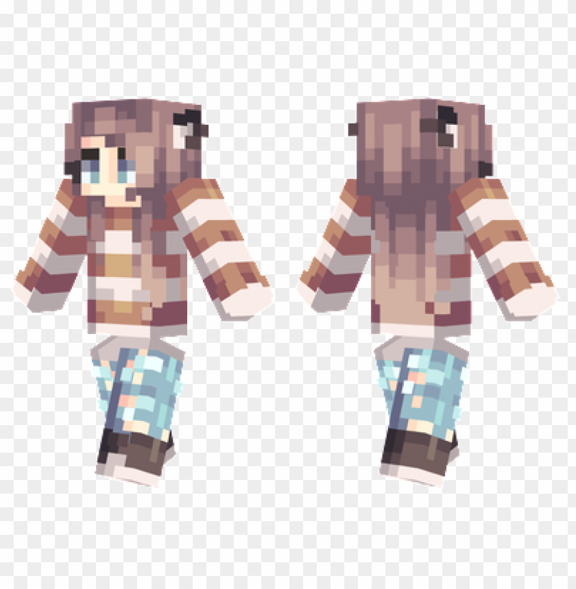 Minecraft Skins Striped Fox Skin PNG Transparent With Clear Background ...