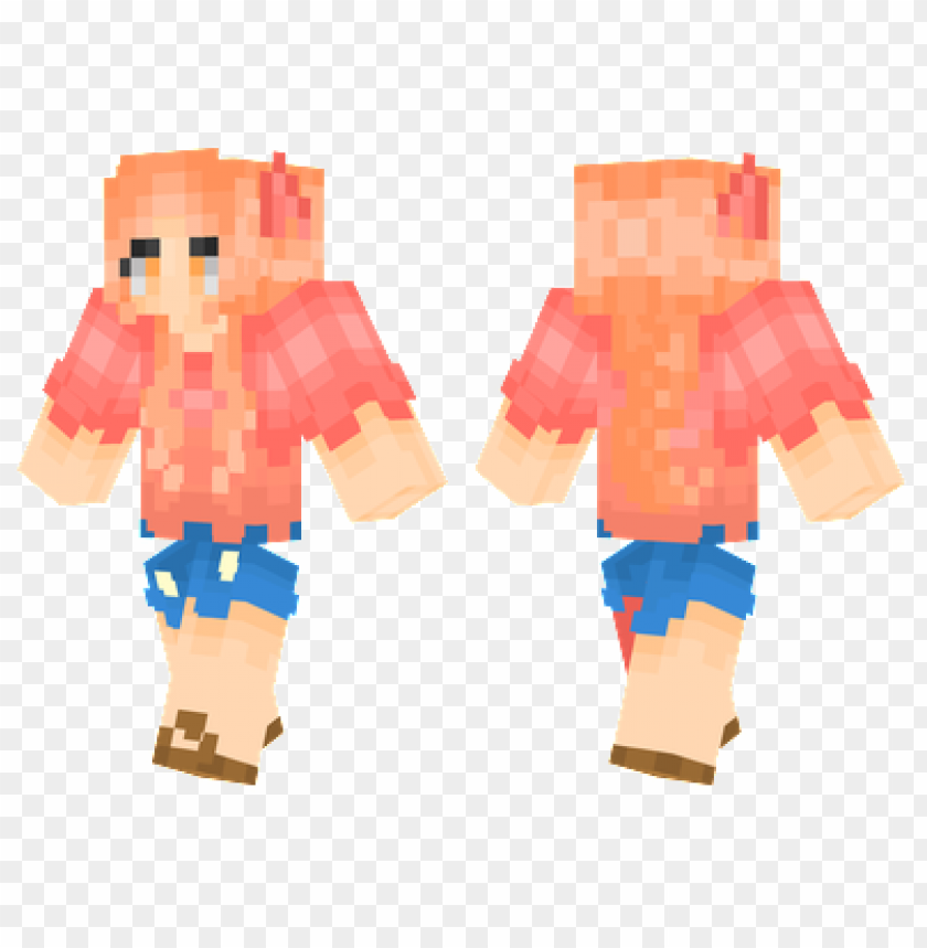 Minecraft Skins Sunset Fox Skin PNG Transparent With Clear Background ID 458158
