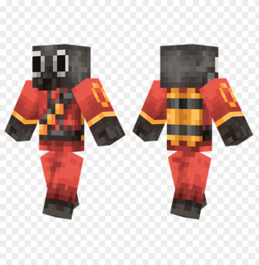 minecraft skins tf2 pyro skin PNG transparent with Clear Background ID 457982