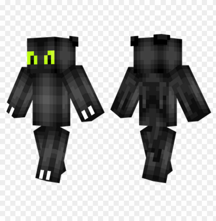 Minecraft Skins Toothless Skin Png Image With Transparent