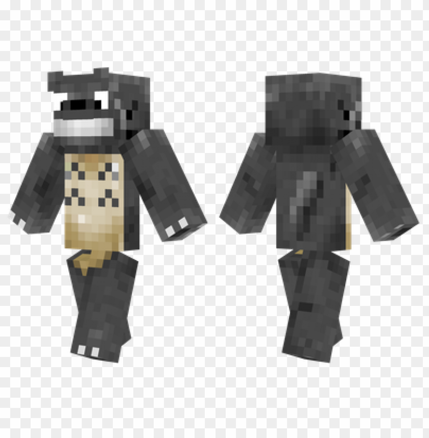 Minecraft Skins Totoro Skin Png Image With Transparent Background
