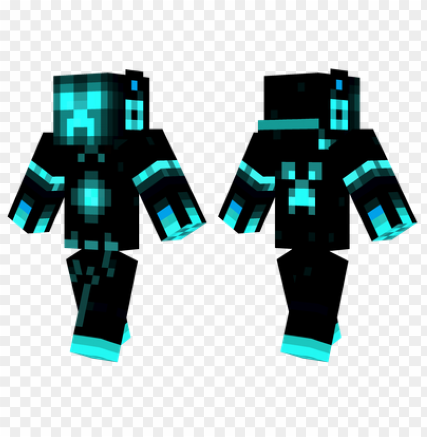 Minecraft Skins Tron Creeper Skin Png Image With Transparent Background Toppng