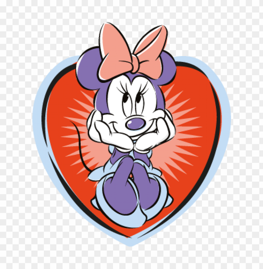  minnie mouse cartoon vector logo free - 464861