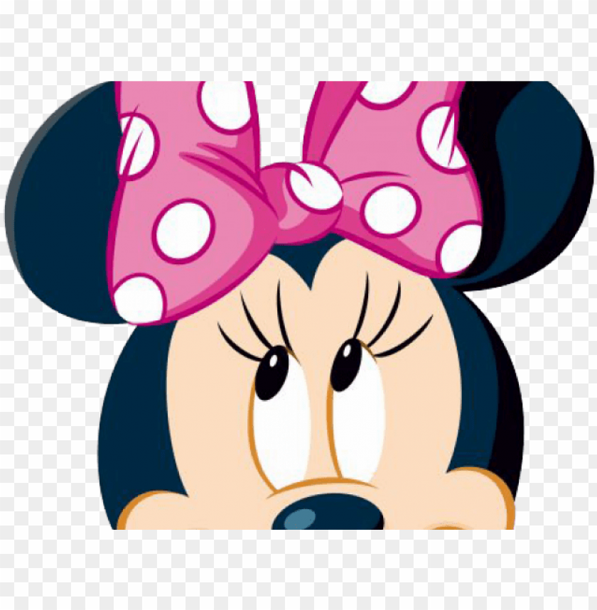 Minnie Mouse Face Clipart Png Image With Transparent Background Toppng