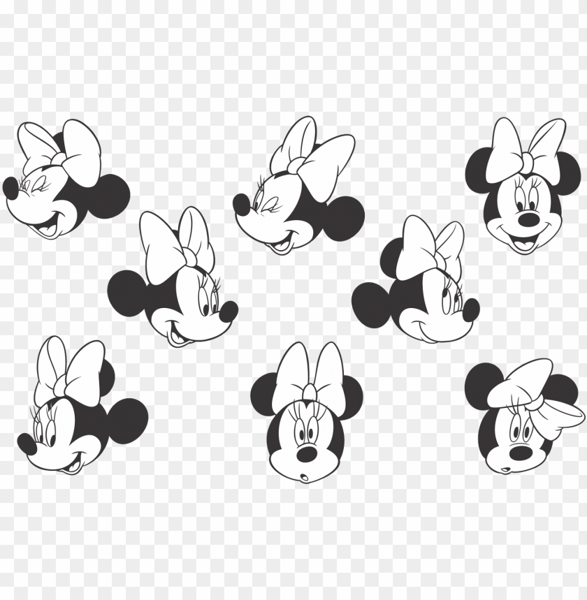 minnie mouse logo vector minnie mouse face vector PNG transparent with Clear Background ID 182594