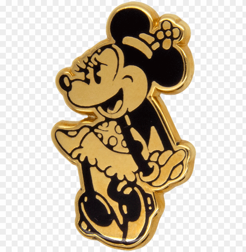 minnie mouse pin gold minnie mouse gold PNG transparent with Clear Background ID 209640