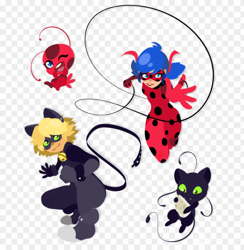 Título: view fullsize miraculous ladybug image - miraculous ladybug cat noir  anime PNG image with transparent background, TOPpng