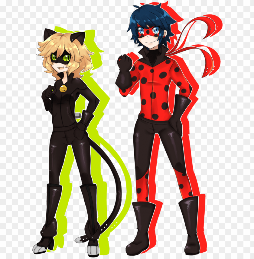 miraculous ladybug gb by anini-chu - miraculous ladybug male ladybug, miraculous ,ميراكولوس , الدعسوقة , القط الاسود