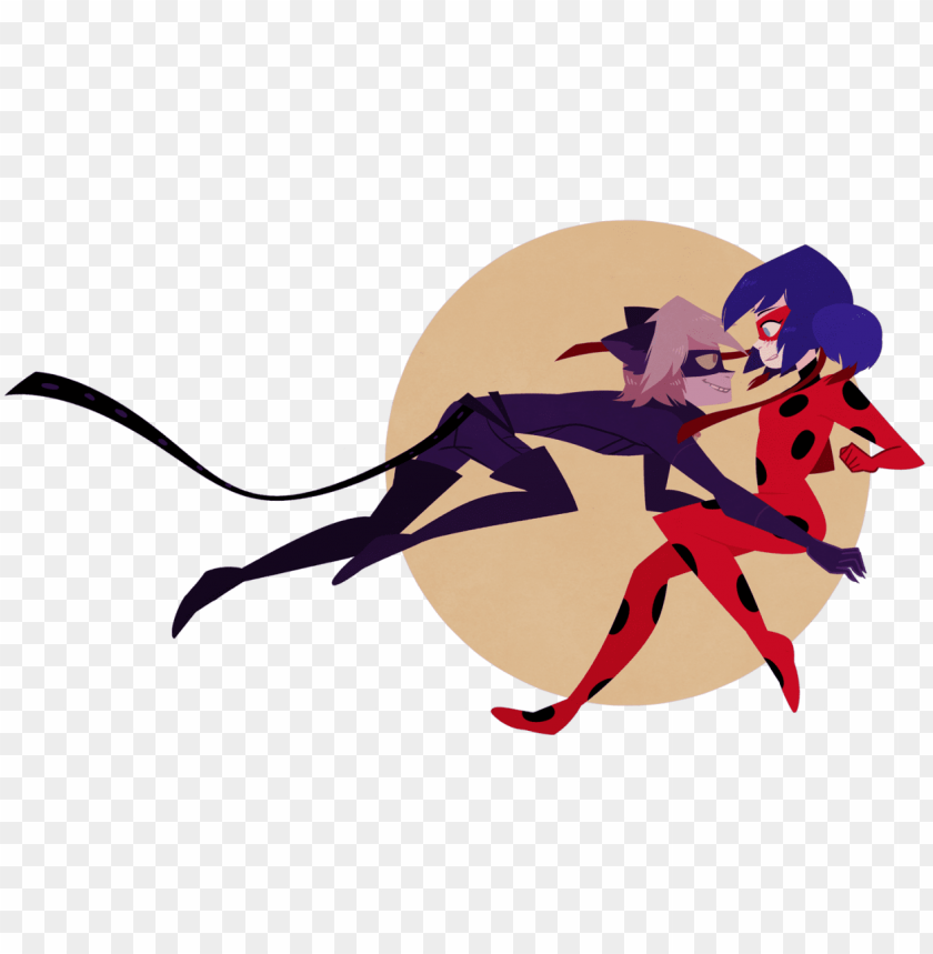 miraculous tales of ladybug and cat noir - miraculous ladybug fanart PNG image with transparent background@toppng.com