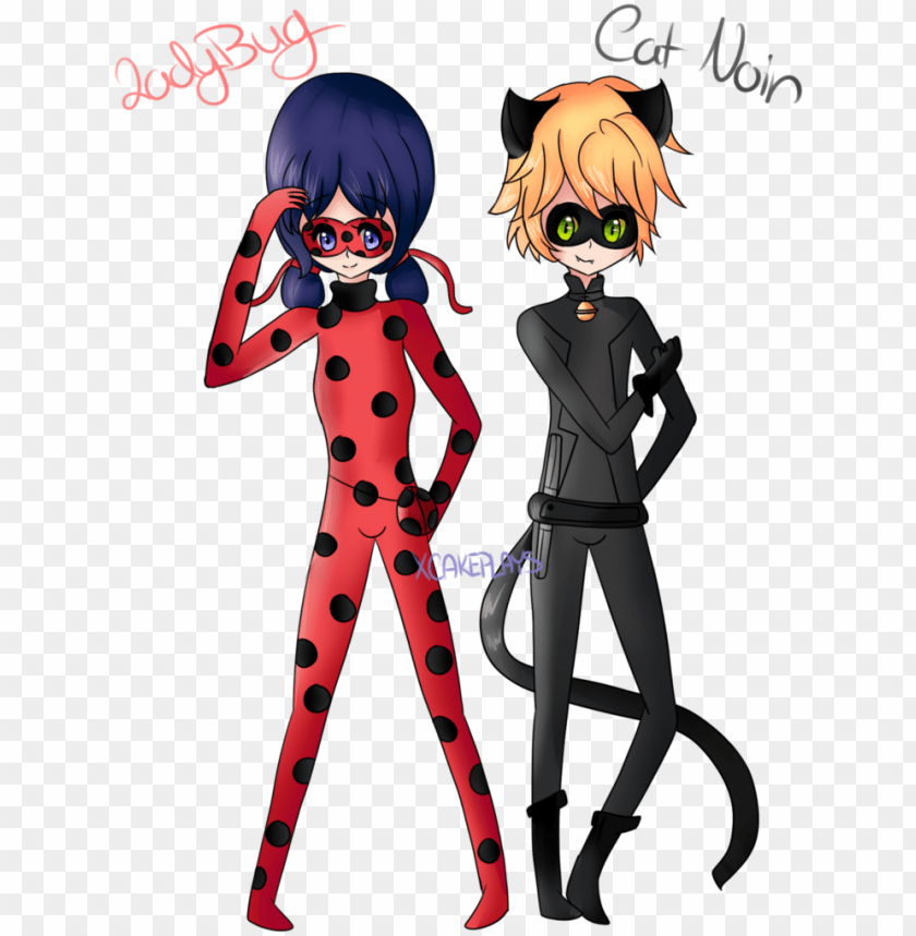 Título: view fullsize miraculous ladybug image - miraculous ladybug cat noir  anime PNG image with transparent background, TOPpng