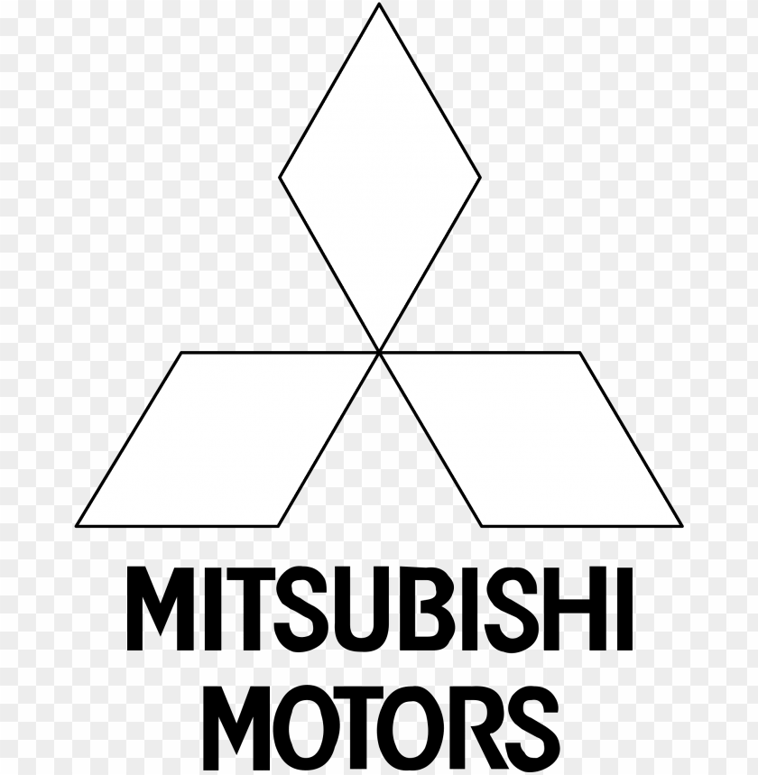 Mitsubishi Motors Logo Black And White - ئهفسعذهساه Logo Vector Free Download PNG Transparent Background