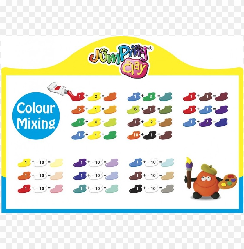 Mixing Colors To Make Other Colors PNG Image With Transparent Background