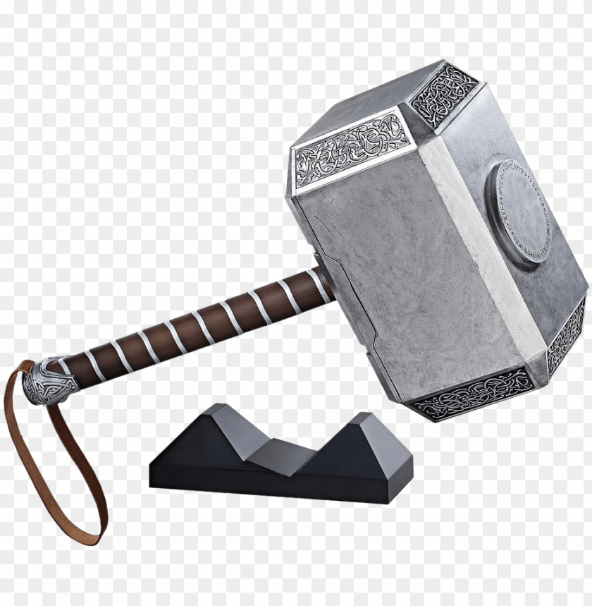 Mjolnir Electronic Hammer Marvel Legends Series - Avengers Legends Series Mjolnir Electronic Thor Hammer PNG Transparent With Clear Background ID 277348
