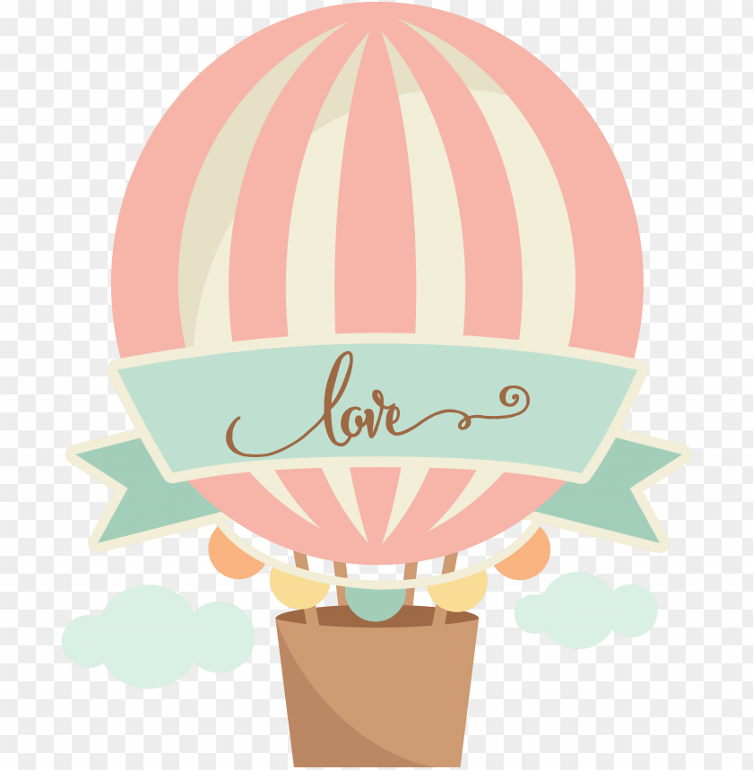 Mkc Lovehotairballoon Svg Hot Air Balloon Vector Cute Png Image With Transparent Background Toppng