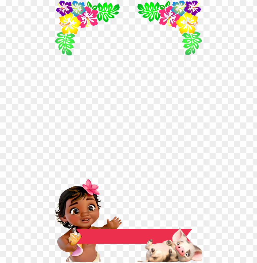 Moana Birthday - Free Moana Snapchat Filters PNG Transparent Background