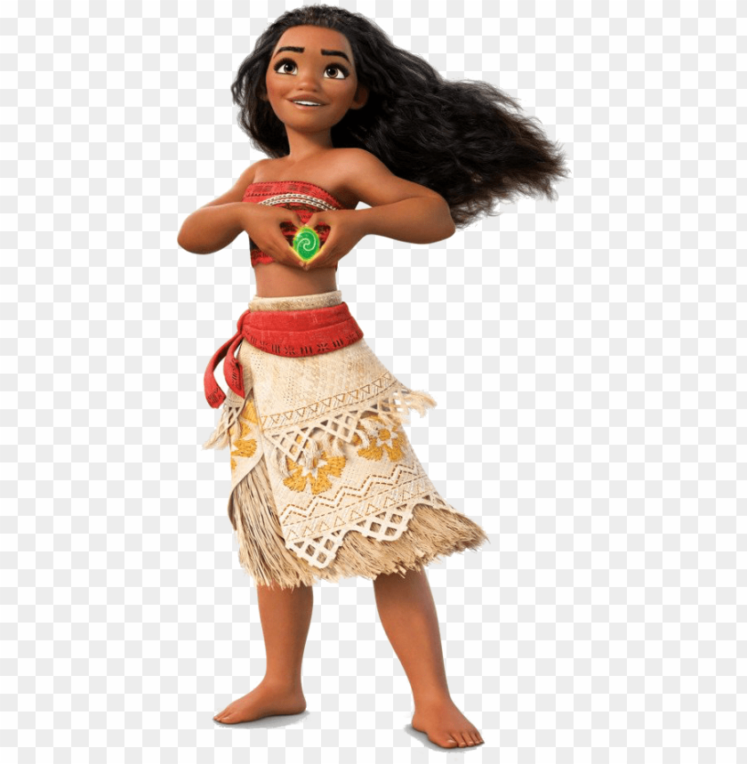 Moana With The Heart Moana Png Image With Transparent Background Toppng