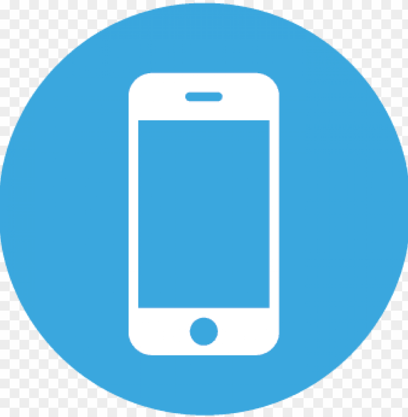 mobile app blue smart phone ico PNG transparent with Clear Background ID 184556