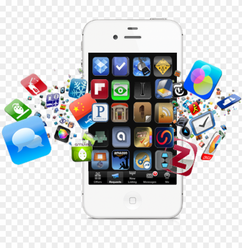 mobile apps png - technology in mobile phones PNG image with ...
