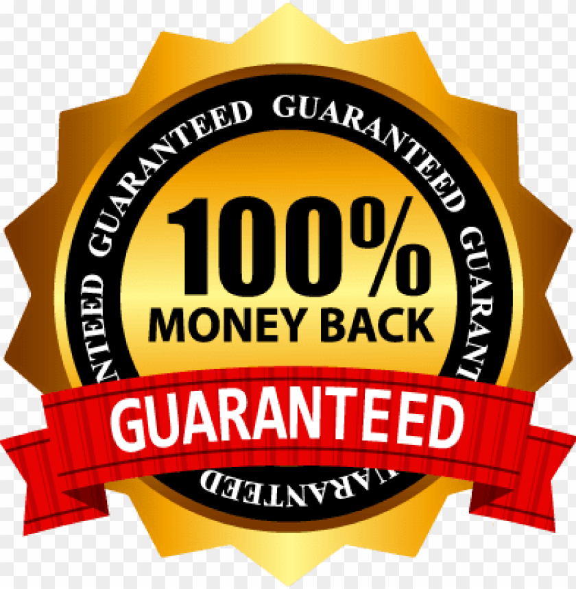 moneyback free png image 100 money back guarantee PNG transparent with Clear Background ID 184687
