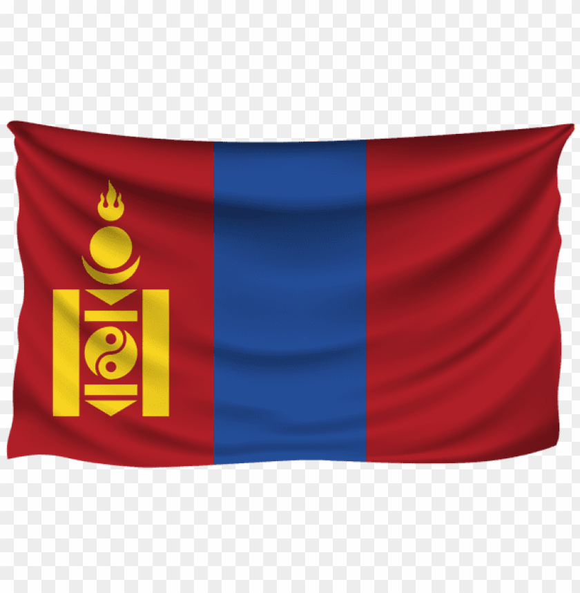 free PNG Download mongolia wrinkled flag clipart png photo   PNG images transparent