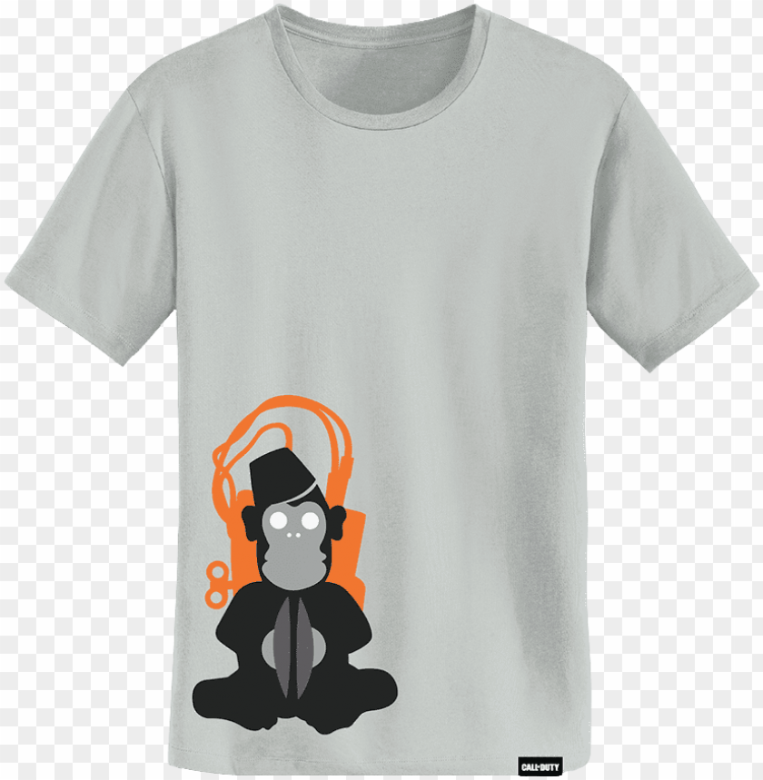 Monkey Bomb Men S Tee Call Of Duty Monkey Bomb Shirt Png Image With Transparent Background Toppng - chimp friend roblox png image transparent png free