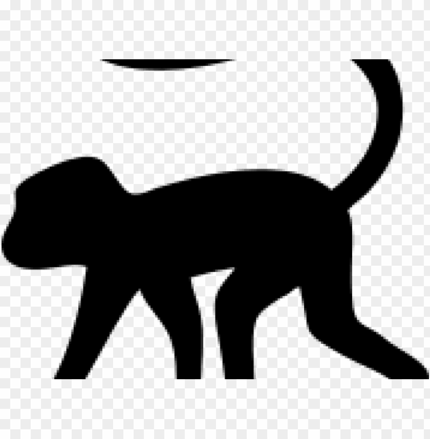animal, illustration, ape, isolated, silhouette, background, monkey silhouette
