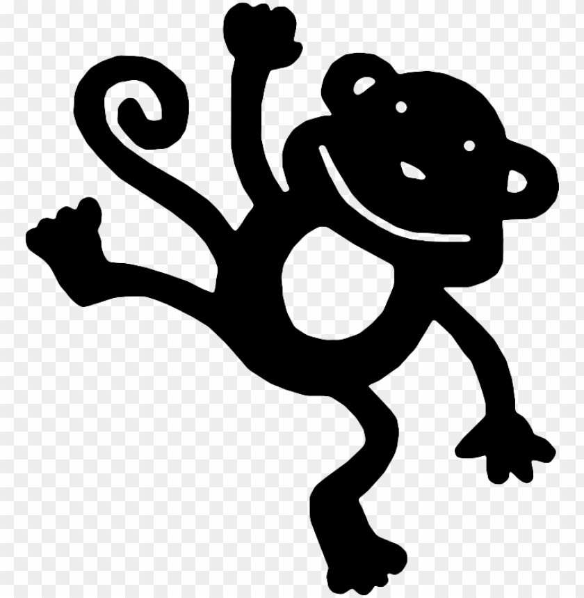 Download Monkey Silhouette Svg Monkey Svg File Png Image With Transparent Background Toppng
