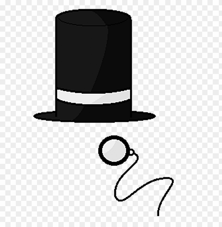Monocle Top Hat Png Free Png Images Toppng